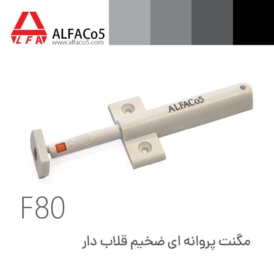 مگنت پروانه ضخیم قلاب دار F80 شرکت آلفا